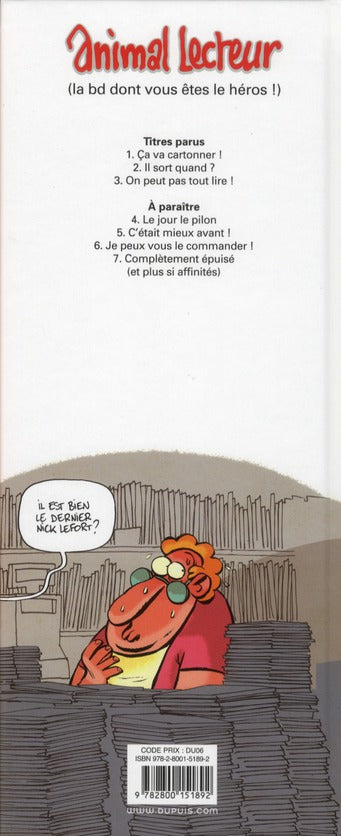 Animal lecteur Tome 3 ; on peut pas tout lire !
