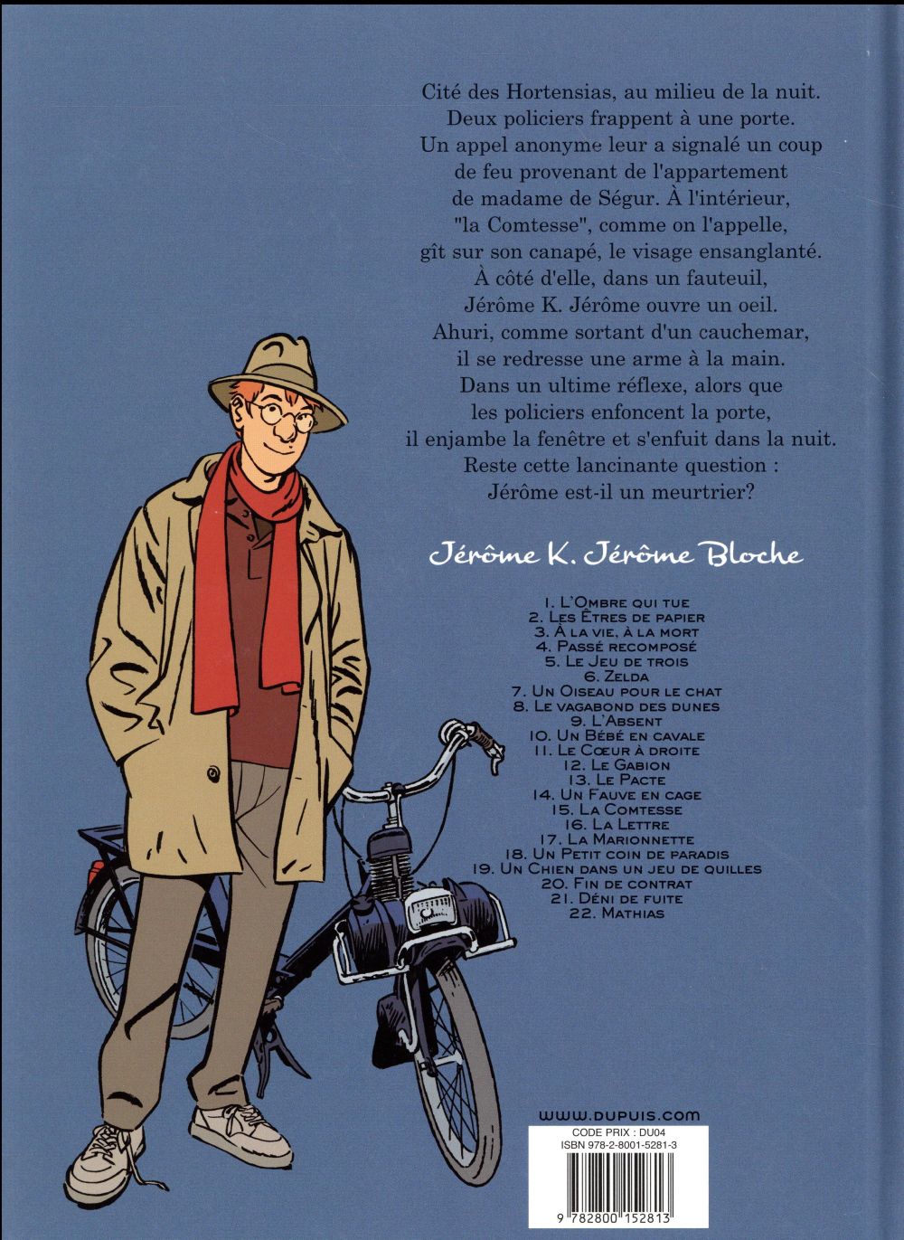 Jérôme K. Jérôme Bloche Tome 15 : la comtesse