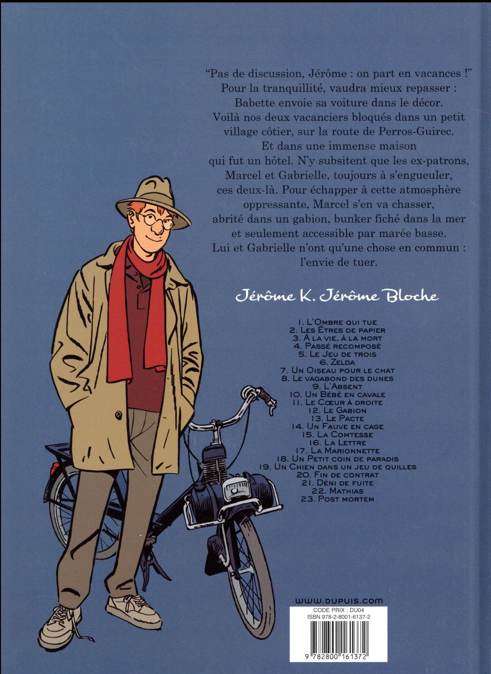 Jérôme K. Jérôme Bloche Tome 12 : le gabion