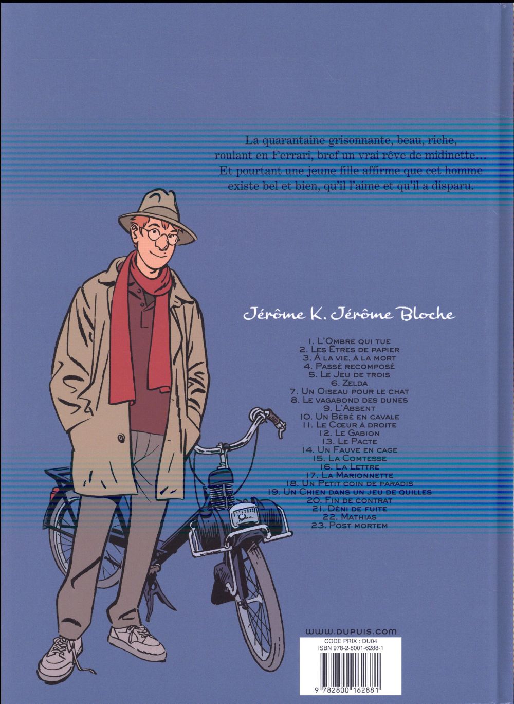 Jérôme K. Jérôme Bloche Tome 17 : la marionnette
