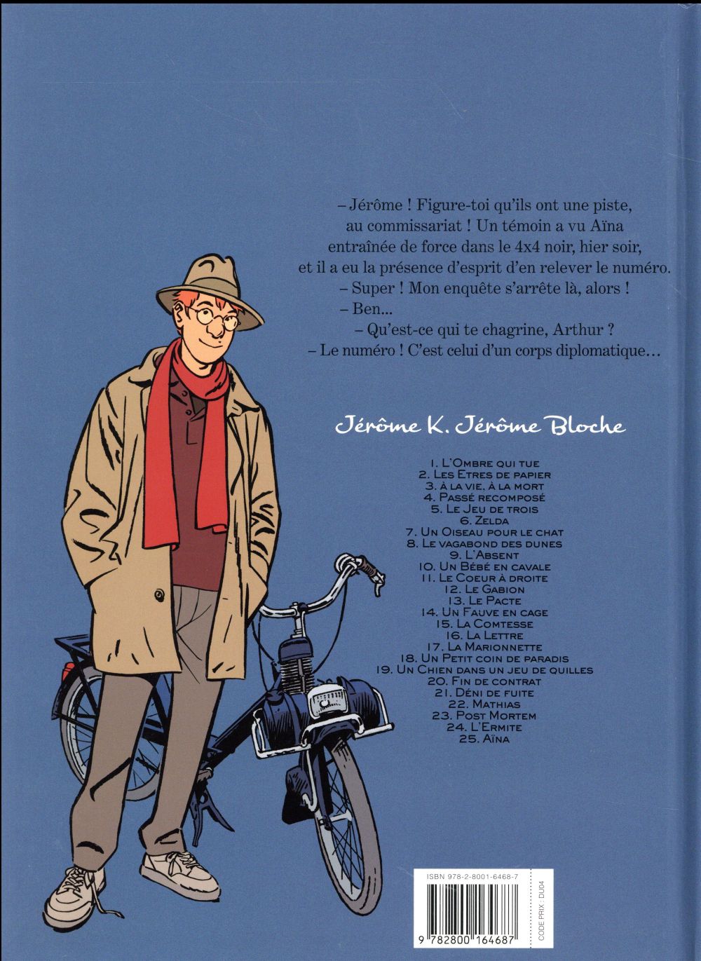 Jérôme K. Jérôme Bloche Tome 25 : Aïna