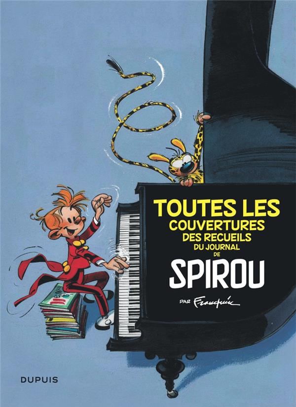 Toutes les couvertures des recueils du journal de Spirou par Franquin