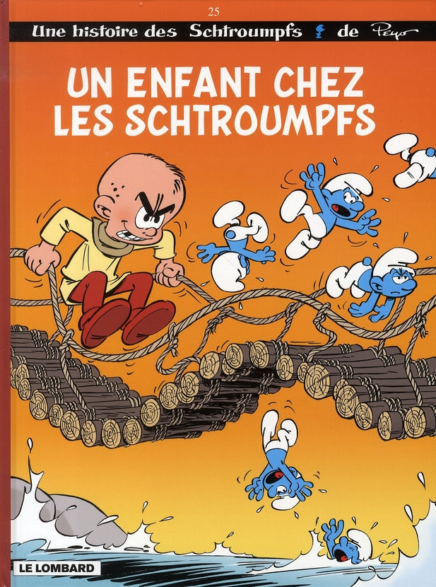 Les Schtroumpfs Tome 25 : un enfant chez les Schtroumpfs