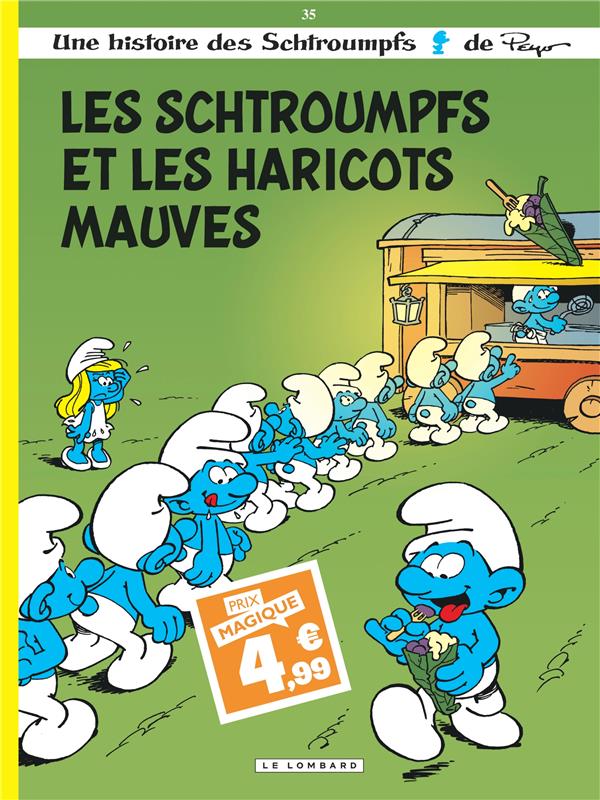 Les Schtroumpfs Tome 35 : les Schtroumpfs et les haricots mauves