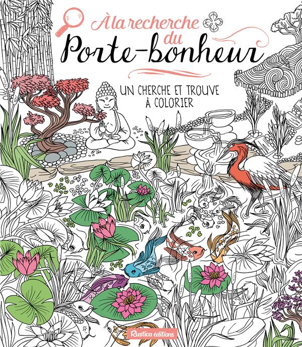 à la recherche du bonheur ; chasse au bonheur à colorier