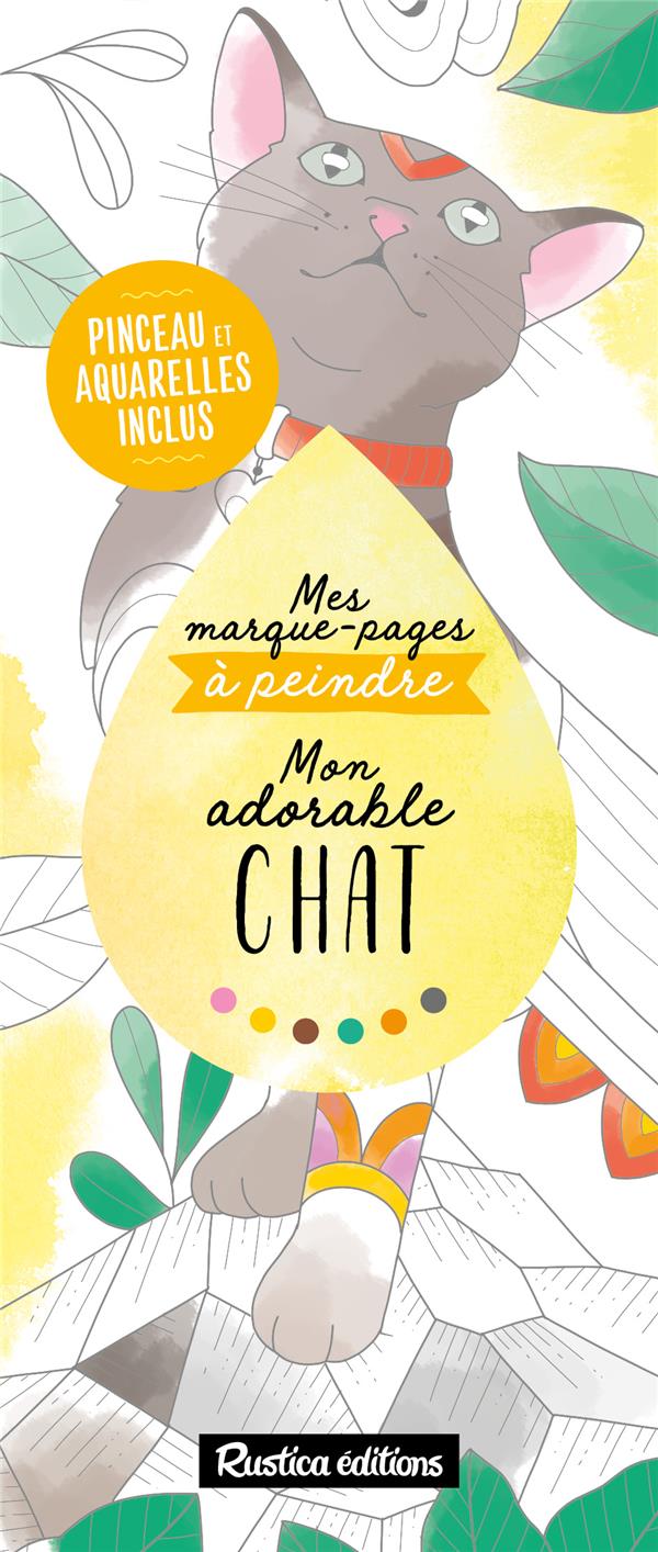 Mes marques-pages à peindre : mon adorable chat - flash vidéo