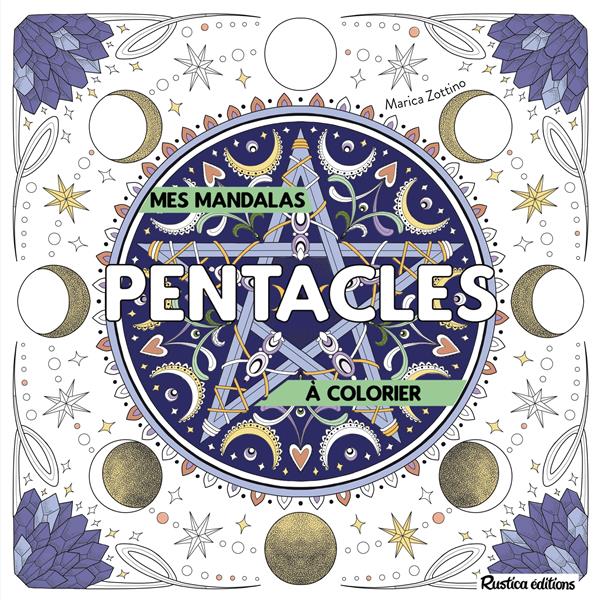 Mandalas à colorier : pentacles