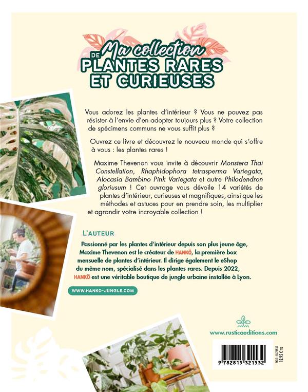 Ma collection de plantes rares et curieuses