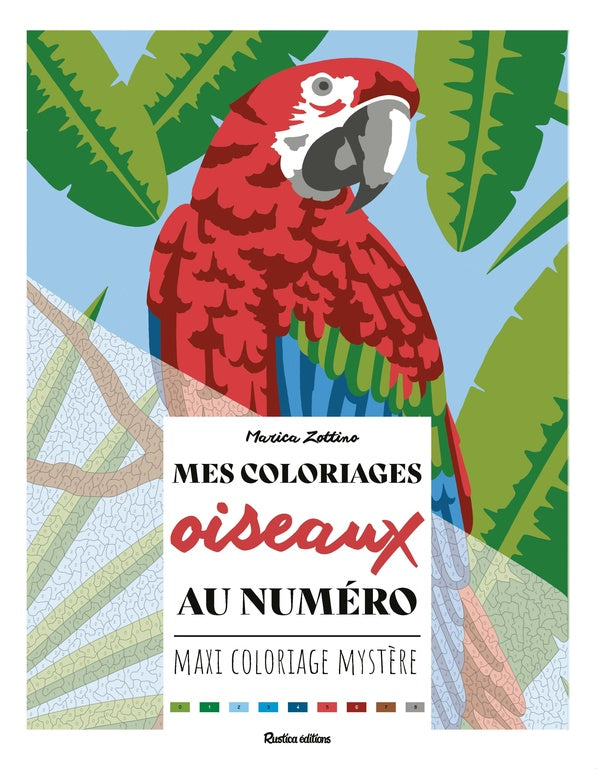Mes coloriages au numéro : Oiseaux