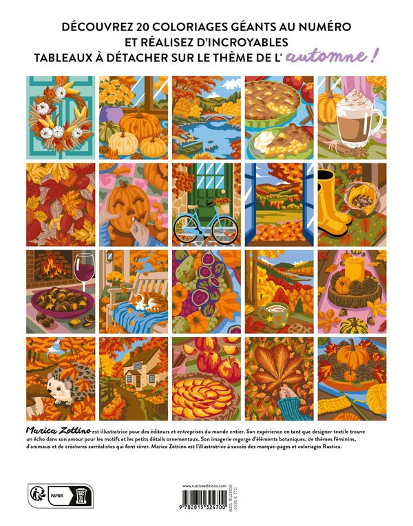 Mes coloriages automne au numéro