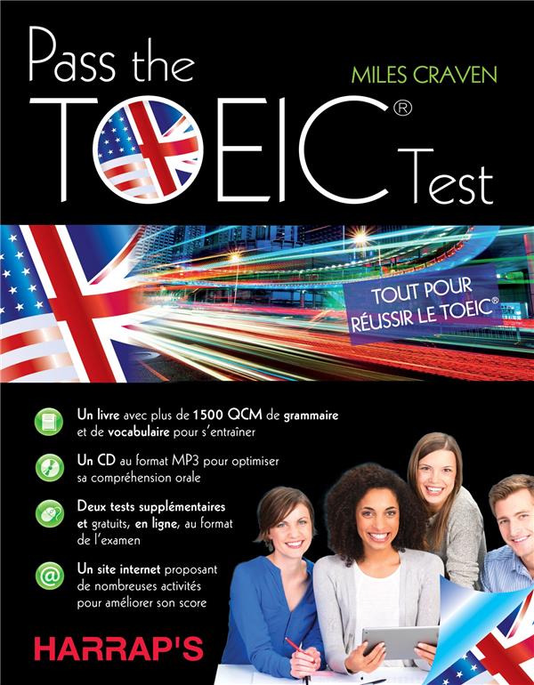 Pass the toeic test ; tout pour réussir le toeic