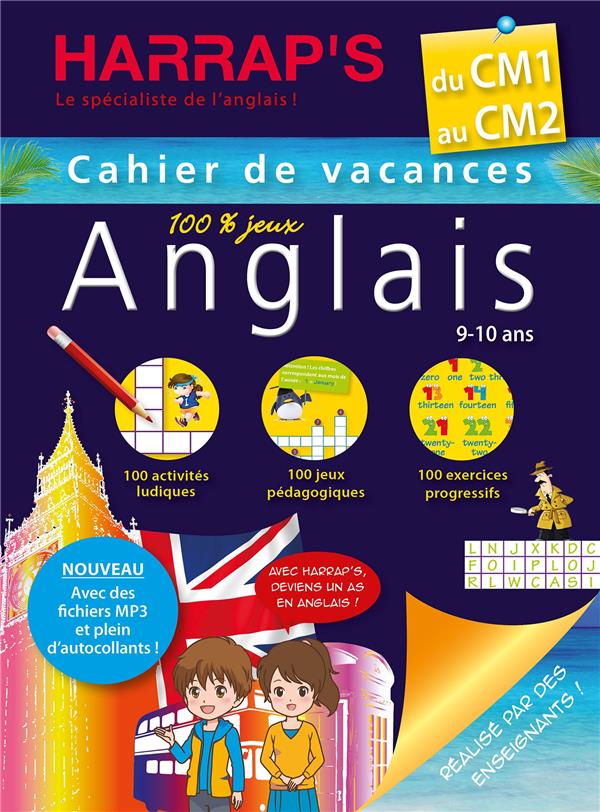 Harrap's Cahier de vacances : anglais ; du CM1 au CM2