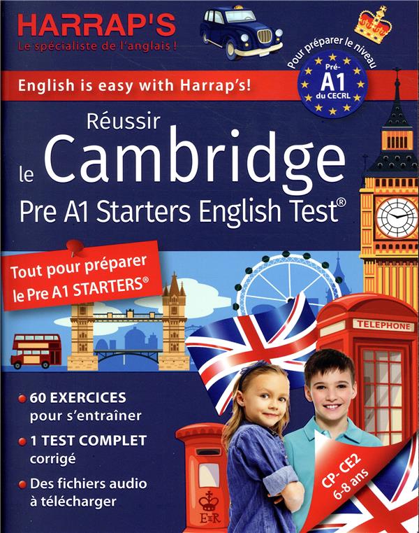 Cahier d'entraînement primaire Cambridge starters ; A1
