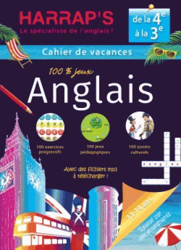 Harrap's Cahier de vacances : anglais ; 4e/3e
