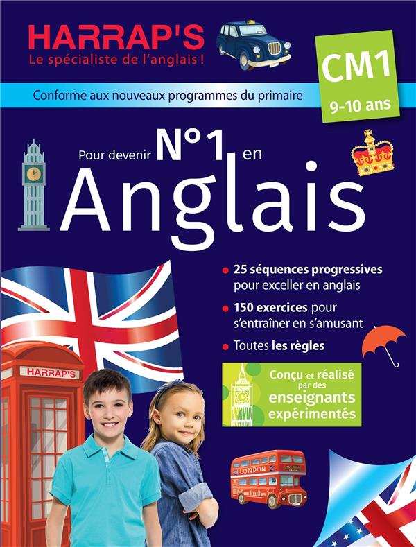 Harrap's numéro 1 en anglais ; CM1
