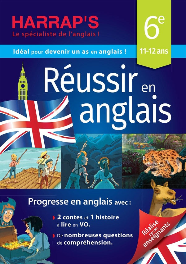 Harrap's Cahier de vacances : réussir en anglais ; 6e
