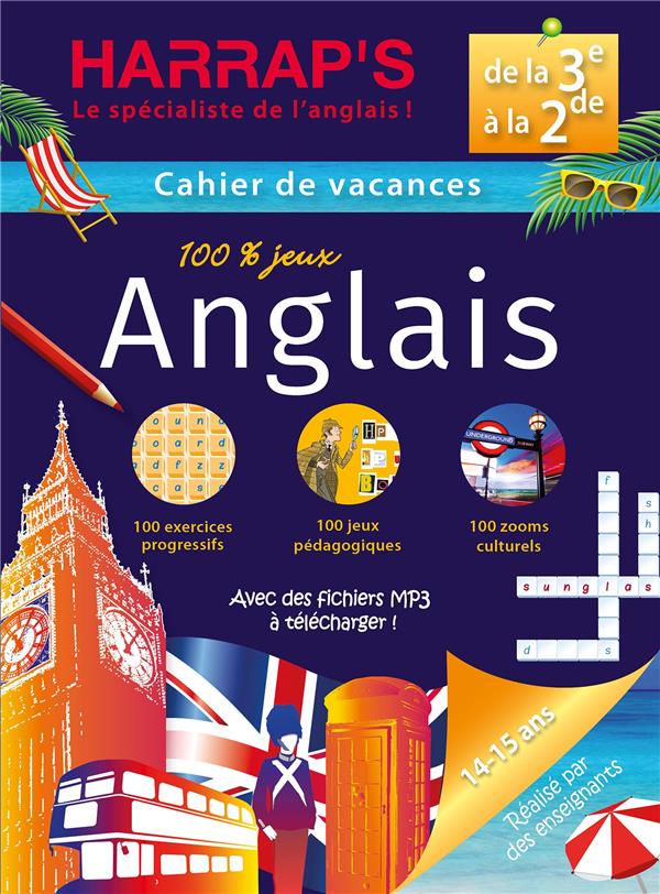 Harrap's Cahier de vacances : de la 3e à la seconde