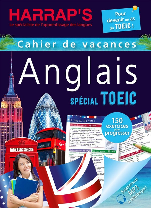 Harrap's Cahier de vacances : anglais ; spécial TOEIC