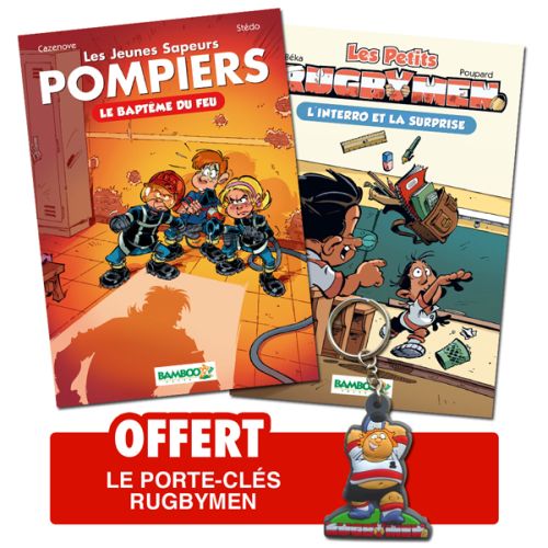 Les jeunes sapeurs pompiers Tome 1 ; les petits rugbymen Tome 1