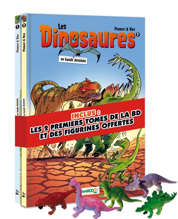 Les dinosaures en bande dessinée : coffret Tomes 1 et 2