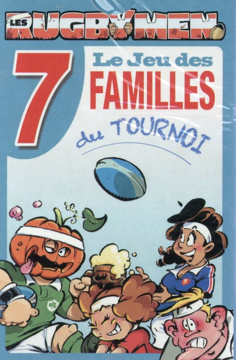 Les rugbymen : le jeu des 7 familles du tournoi