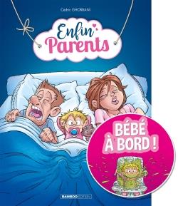 Enfin parents - tome 1 - sticker bebe a bord offert