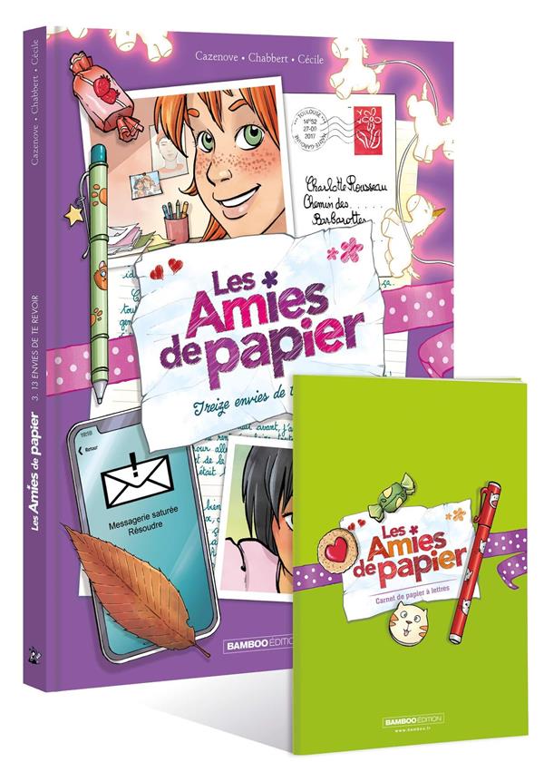 Les amies de papier Tome 3 : treize envies de te revoir