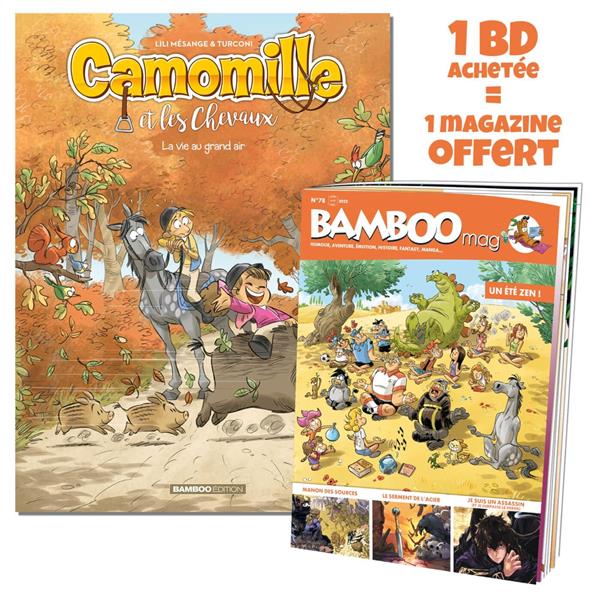 Camomille et les chevaux Tome 8 : la vie au grand air