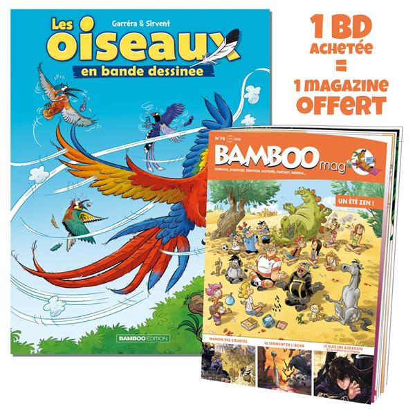 Les oiseaux en bd - tome 02 + bamboo mag offert