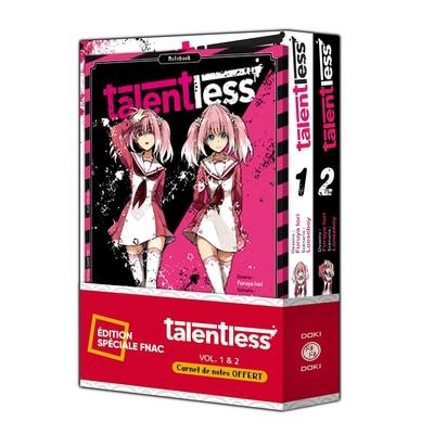 Talentless - pack special vol. 01 et 02 + carnet de notes offert