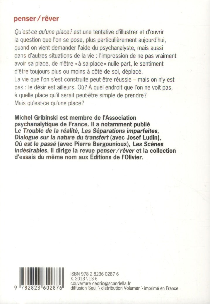 Qu'est ce qu'une place ?