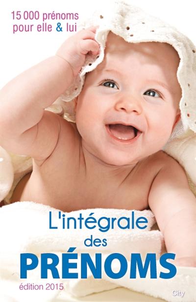 L'intégrale des prénoms 2014-2015