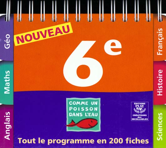 Comme un poisson dans l'eau 6e