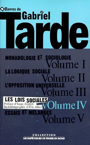 Oeuvres Tome 4 ; les lois sociales