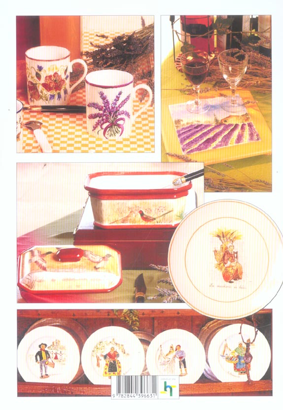 N 261 - PEINTURE SUR PORCELAINE - SCENES DE TERROIR ET DE VILLAGE