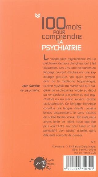 100 mots pour comprendre la psychiatrie