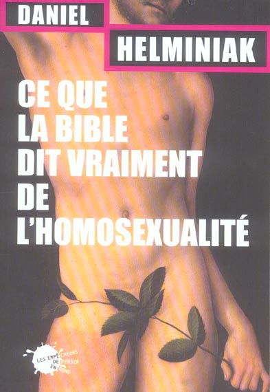Divers sciences humaines ce que la bible dit vraiment de l'homosexualite - flash vidéo