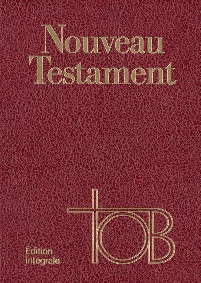 Nouveau Testament tob cuir