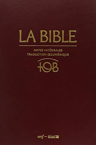 La Bible tob ; à notes integrales - coffret - flash vidéo