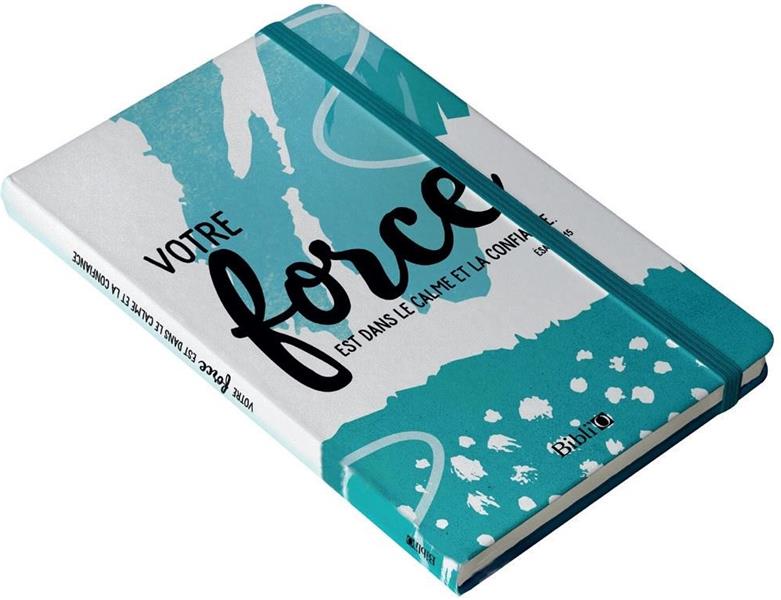 Votre force est dans le calme et la confiance ; carnet de notes - flash vidéo