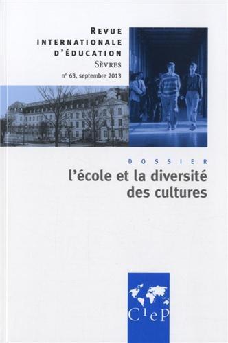 Revue internationale d'éducation de Sèvres n.63 : l'école et la diversité des cultures