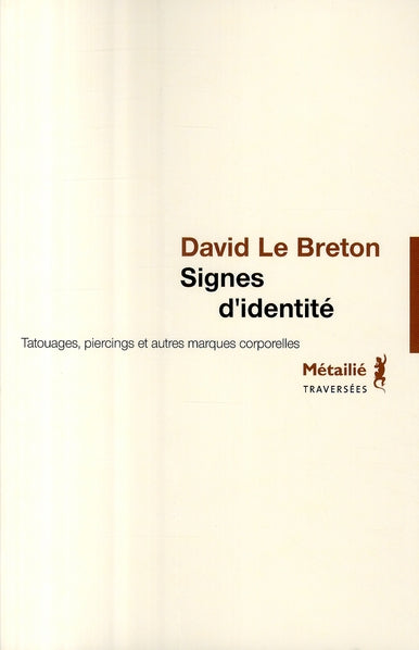 Signes d'identité ; tatouages, percing et autres marques corporelles - flash vidéo