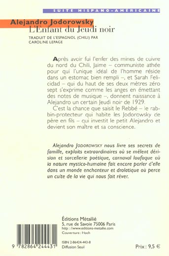 L'enfant du jeudi noir
