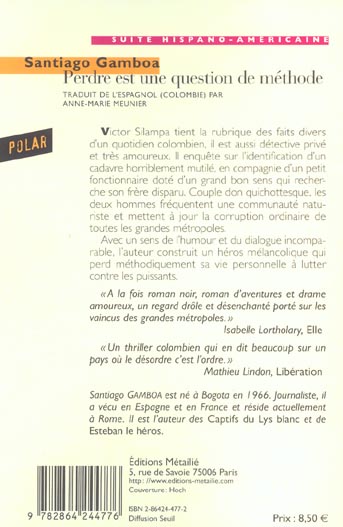 Perdre est une question de méthode