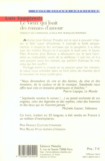 Le vieux qui lisait des romans d'amour