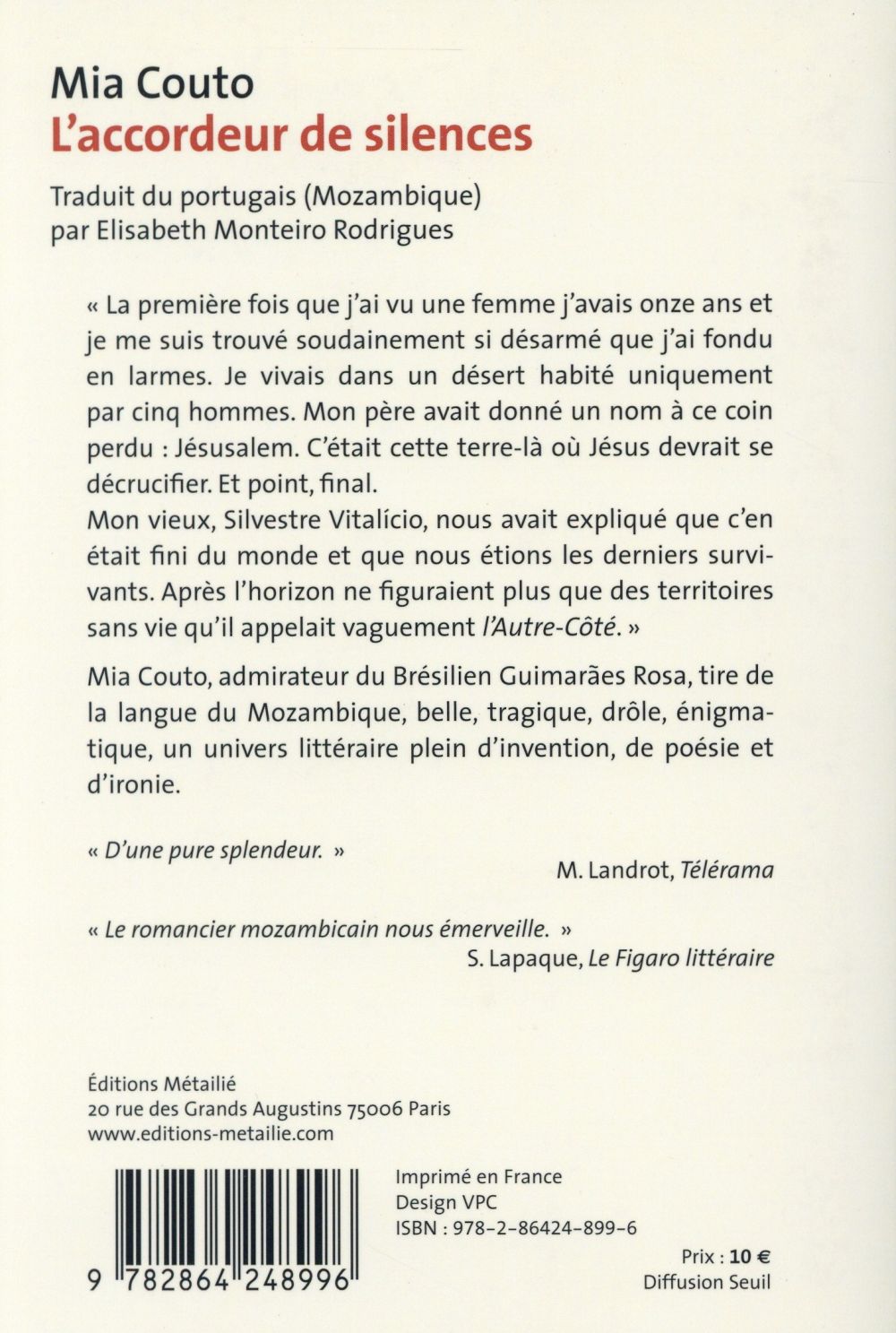 L'accordeur de silences
