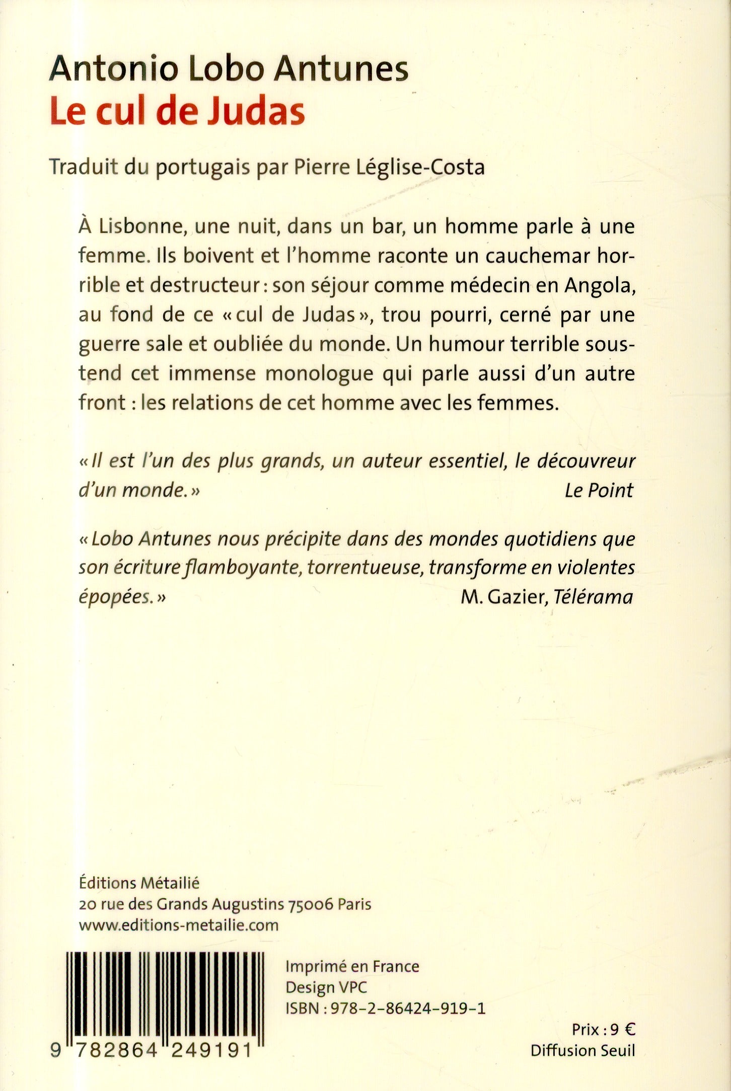 Le cul de Judas