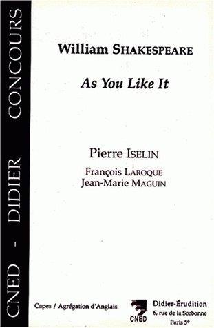 William shakespeare, as you like it