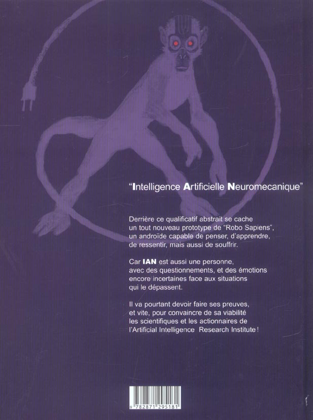 IAN Tome 1 : un singe électrique
