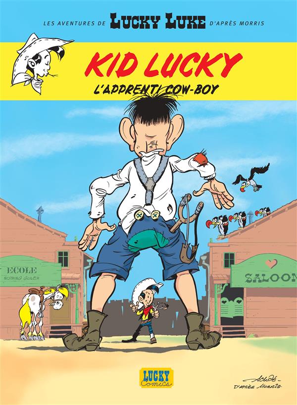Les aventures de Kid Lucky d'après Morris Tome 1 : l'apprenti cow-boy